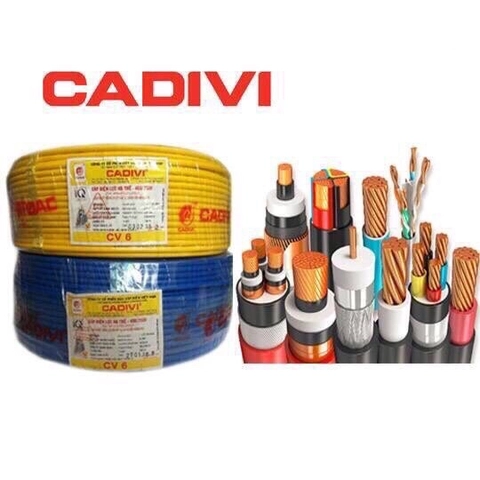 DÂY, CÁP ĐIỆN cadivi đơn 6.0mm 